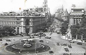 Postales: MADRID - nº 23. CIBELES Y CALLE ALCALÁ - CIRCULADA - 1962